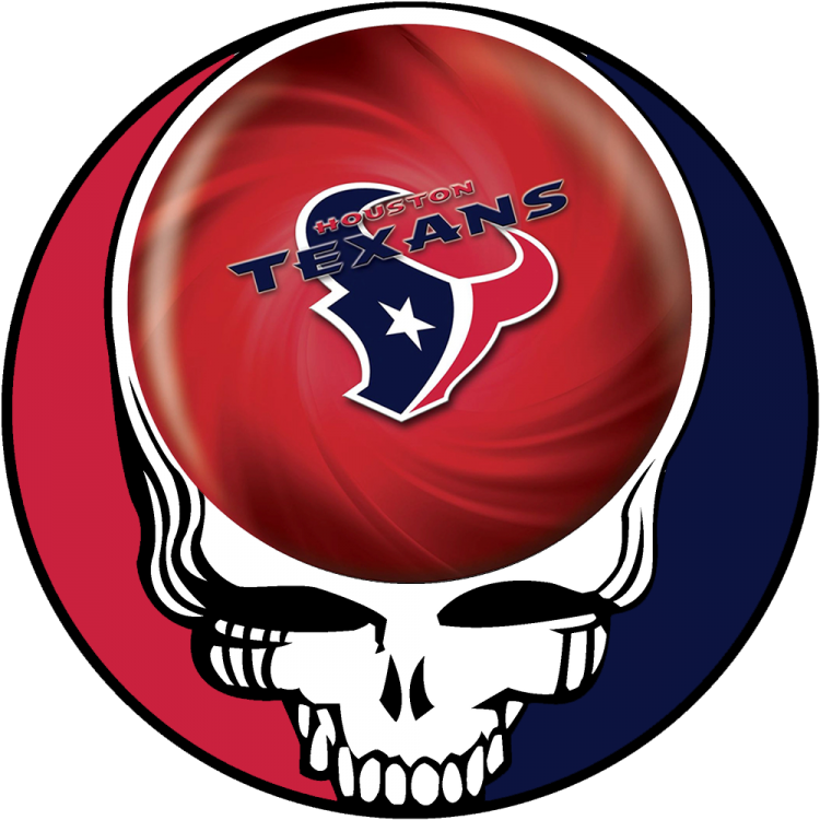 Hoston Texans skull logo fabric transfer